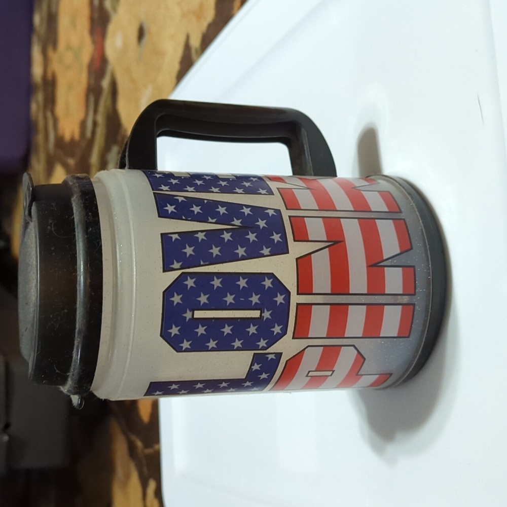 Vintage Victoria's Secret "Pink" giant light up travel mug.